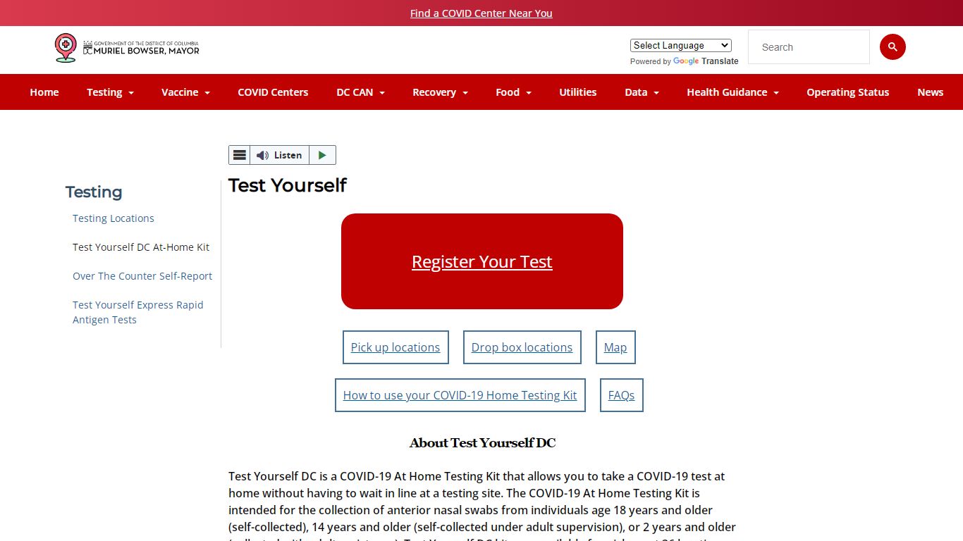 Test Yourself | coronavirus