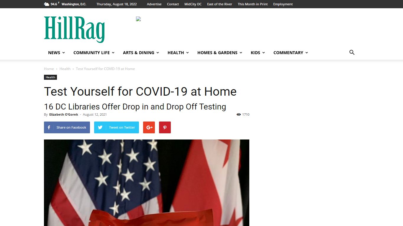 Test Yourself for COVID-19 at Home | HillRag